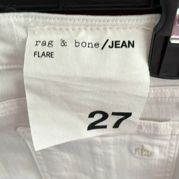 Rag and Bone Women’s Crop Flare White Size 27 and 29 NWT - Picture 5 of 12